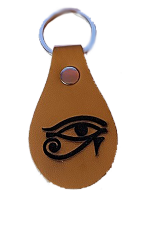 Porte-clés en cuir œil de RA