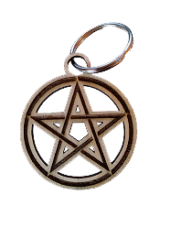 Porte-clés “pentacle de protection”