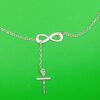 Collier infini croix
