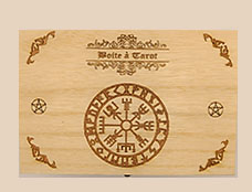 Boite à tarot pentacle de Salomon