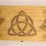 Boite à tarot triquetra