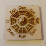 Magnet en bois bagua