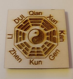 Magnet en bois bagua