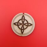 Magnet en bois Nœud de Sorcière